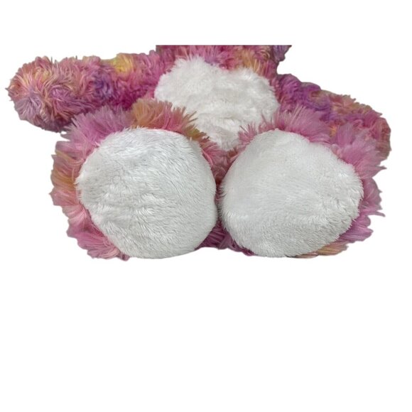Build a Bear Endless Hugs Plush Bear 16 in Orange Sherbet Pink Heart Nose - Picture 5 of 12